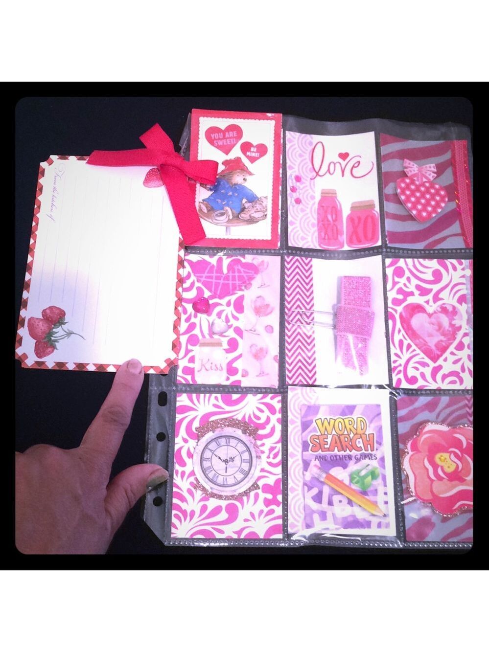 D- Handcrafted pocket letter